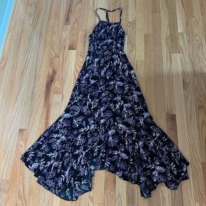 Free people smocked flowy dress, XS